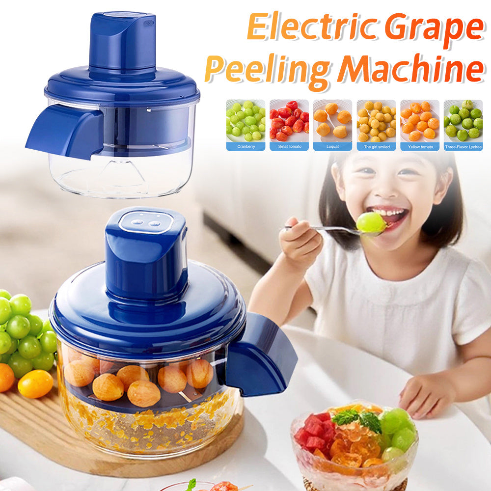 Automatic Electric Grape Peeler Electric Rechargeable Fruit Peeling Machine Hands-Free Skin Remover Home Kitchen Supplies Kitchen Gadgets