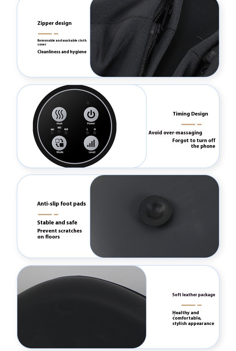 Soft Automatic Foot Massager Acupuncture Point Kneading Leg Sole Device