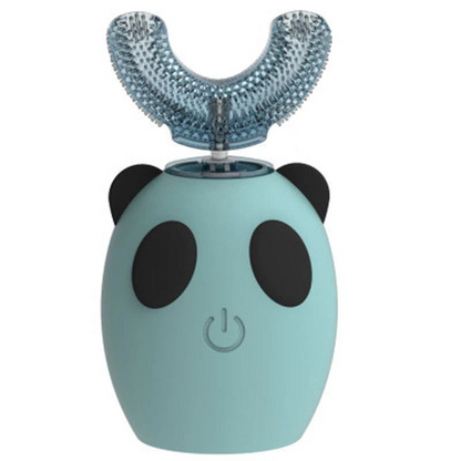 Kids’ U-Shaped Electric Toothbrush with Wireless Charging – Gentle &amp; Fun Cleaning– 360° Auto Sonic Cleaning with Cartoon Design for Children (2–12 Years)