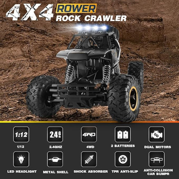 4DRC  Rock Track Rechargeable Off-road Vehicle, Banned Platform Temu