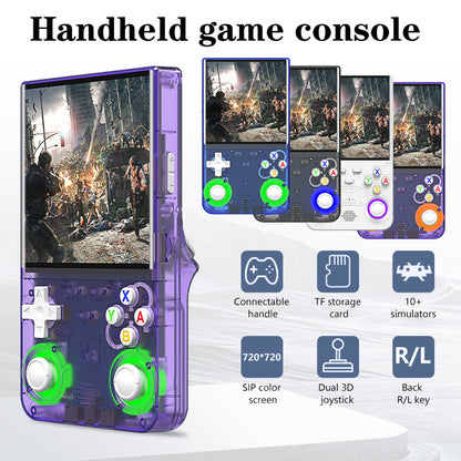 Retro Handheld Gaming Console with 4-Inch HD Display, Portable Arcade Game Player with 20K+ Preloaded Games, 10+ Emulator Support, Dual 3D Joystick Controls, Compact & Lightweight Design