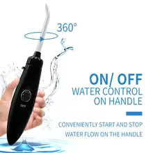 Niecfeel HydroSmile Electric Water Flosser for Teeth & Gums Cleaning, Dental Care, Braces & Implants, 10 Pressure Settings, 7 Tips for Family Use, ADA Accepted, White, Model HS-880, Packaging May Vary