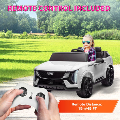 Qaba 12V Electric Ride-On Car for Kids, Battery-Powered Children’s Car with Remote Control, Music, Lights, Horn, 4-Wheel Suspension, Siren, Transport Wheels, Black