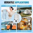 Portable Mini Washing Machine USB Rechargeable Travel Washer For Baby Clothes Underwear Socks Compact Foldable For RV Dorm Camping