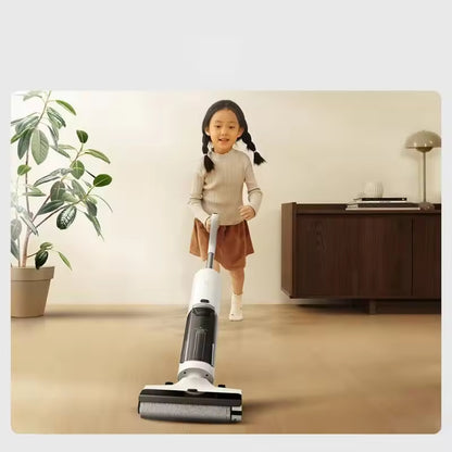 Floor Scrubber with 4 Mop Pads, Spin Mop for Deep Cleaning, 30s Heat-Up, 550ml Water Tank, Suitable for Hardwood, Tile & Laminate Floors