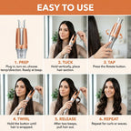 SHEGLAM™ Vertigo Spin Auto Hair Curler