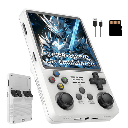 Retro Handheld Gaming Console with 4-Inch HD Display, Portable Arcade Game Player with 20K+ Preloaded Games, 10+ Emulator Support, Dual 3D Joystick Controls, Compact & Lightweight Design