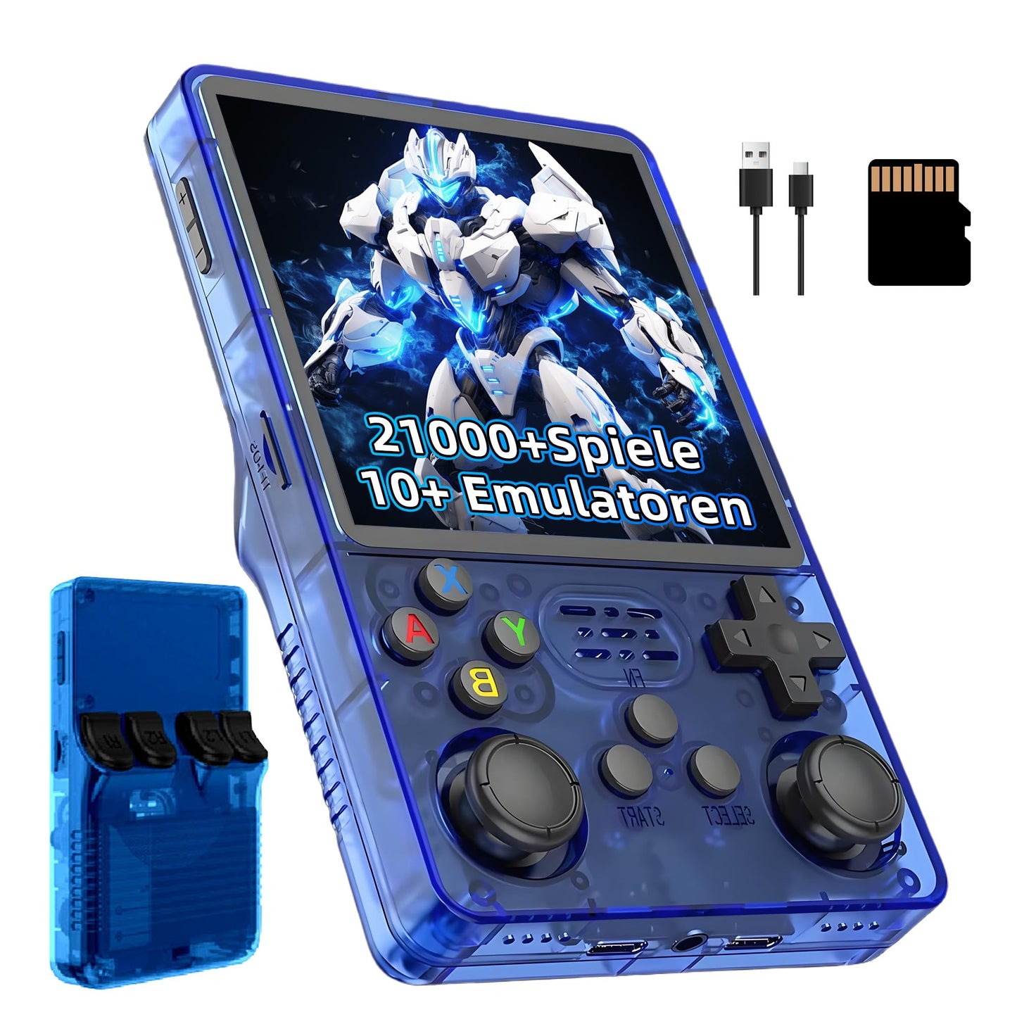 Retro Handheld Gaming Console with 4-Inch HD Display, Portable Arcade Game Player with 20K+ Preloaded Games, 10+ Emulator Support, Dual 3D Joystick Controls, Compact & Lightweight Design