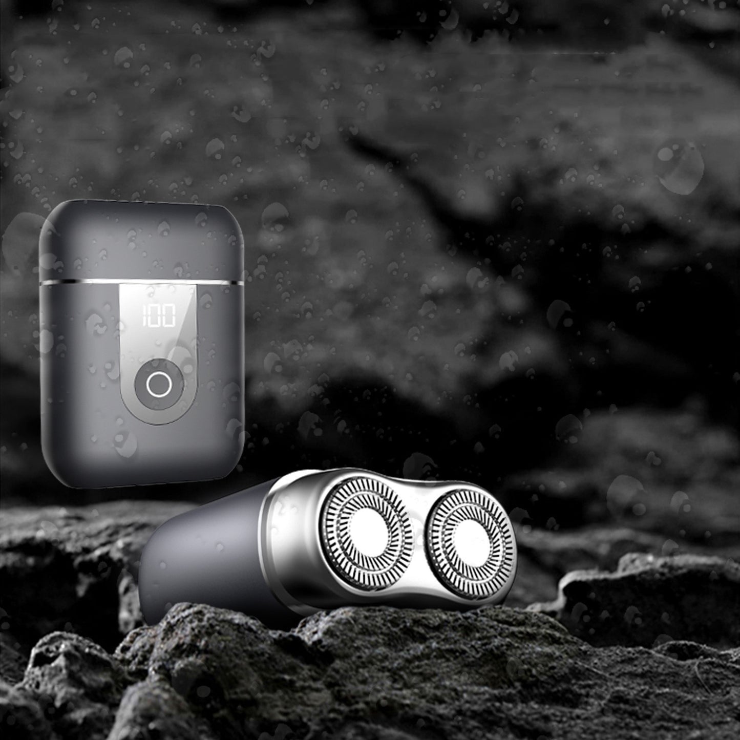 Men’s Electric Body Razor with Integrated Body Wash: IPX7 Waterproof Shaver for Wet & Dry Use – Fast USB-C Recharge, LED Display, Ideal for Travel or Shower