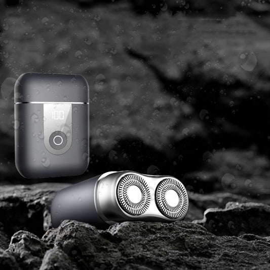 Men’s Electric Body Razor with Integrated Body Wash: IPX7 Waterproof Shaver for Wet & Dry Use – Fast USB-C Recharge, LED Display, Ideal for Travel or Shower