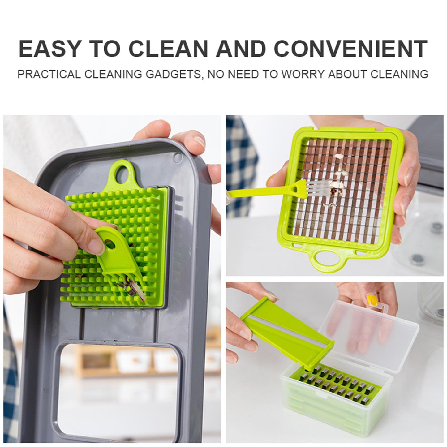 Pro Kitchen 10-in-1 Multi-Function Vegetable Cutter & Chopper, Mandoline Slicer, Food Dicer with Storage Box, Veggie Spiralizer for Fruits & Salad (Everyday Kitchen Essential)