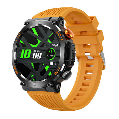 Luxury Sport Smartwatch (2 Straps), 1.85” Full Touch Screen, Bluetooth Call, Fitness Tracker with 110+ Sports Modes, Heart Rate & Sleep Monitor for Android iOS