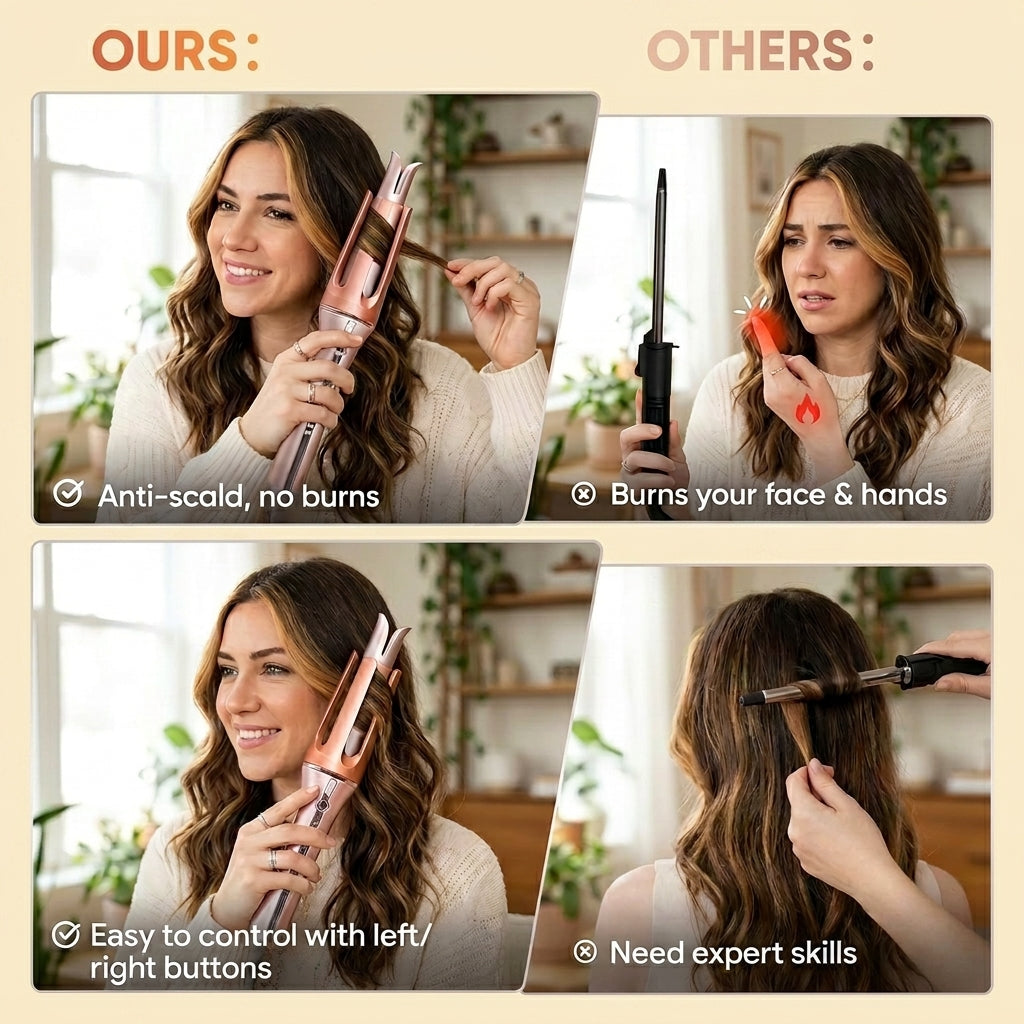 SHEGLAM™ Vertigo Spin Auto Hair Curler