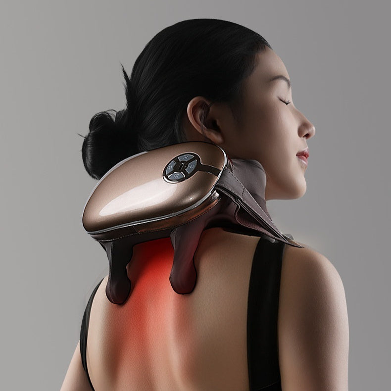 Massage Shawl Kneading Hot Compress Voice Control Remote Control Multifunctional Neck