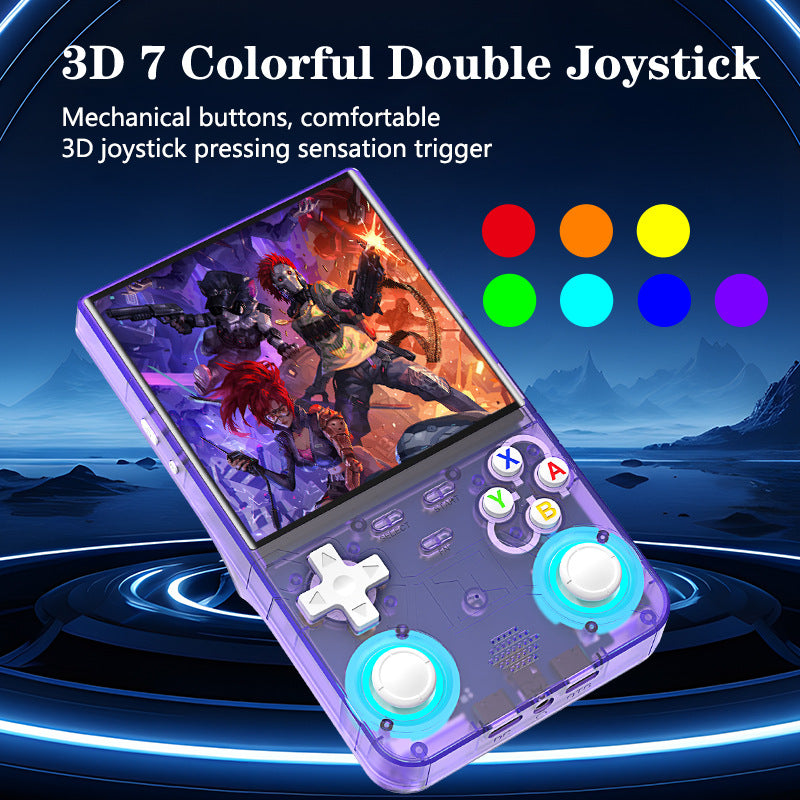 Retro Handheld Gaming Console with 4-Inch HD Display, Portable Arcade Game Player with 20K+ Preloaded Games, 10+ Emulator Support, Dual 3D Joystick Controls, Compact & Lightweight Design