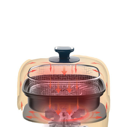 Air Fryer Household Large Capacity Intelligent Visual Oil-free Small Deep Frying Pan Machine