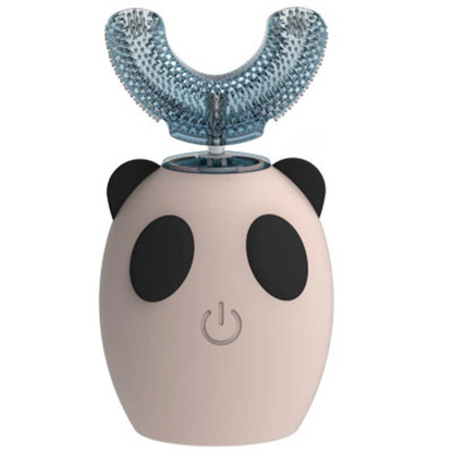 Kids’ U-Shaped Electric Toothbrush with Wireless Charging – Gentle &amp; Fun Cleaning– 360° Auto Sonic Cleaning with Cartoon Design for Children (2–12 Years)