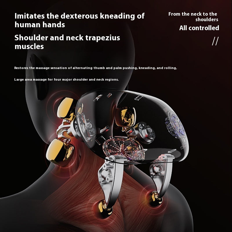 Massage Shawl Kneading Hot Compress Voice Control Remote Control Multifunctional Neck