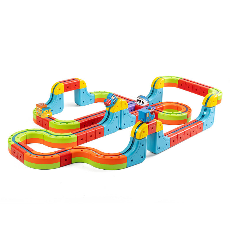 Magic 3D Track Car Children's Magnetic Building Blocks
