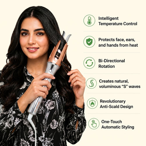 SHEGLAM™ Vertigo Spin Auto Hair Curler