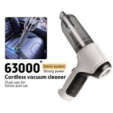 High-Power Handheld Car Vacuum Cleaner, 9000Pa Strong Suction Cordless Vacuum with LED Light, Multi-Nozzle Attachments for Car, Home & Office Cleaning
