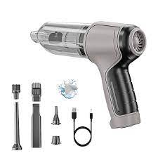 High-Power Handheld Car Vacuum Cleaner, 9000Pa Strong Suction Cordless Vacuum with LED Light, Multi-Nozzle Attachments for Car, Home & Office Cleaning