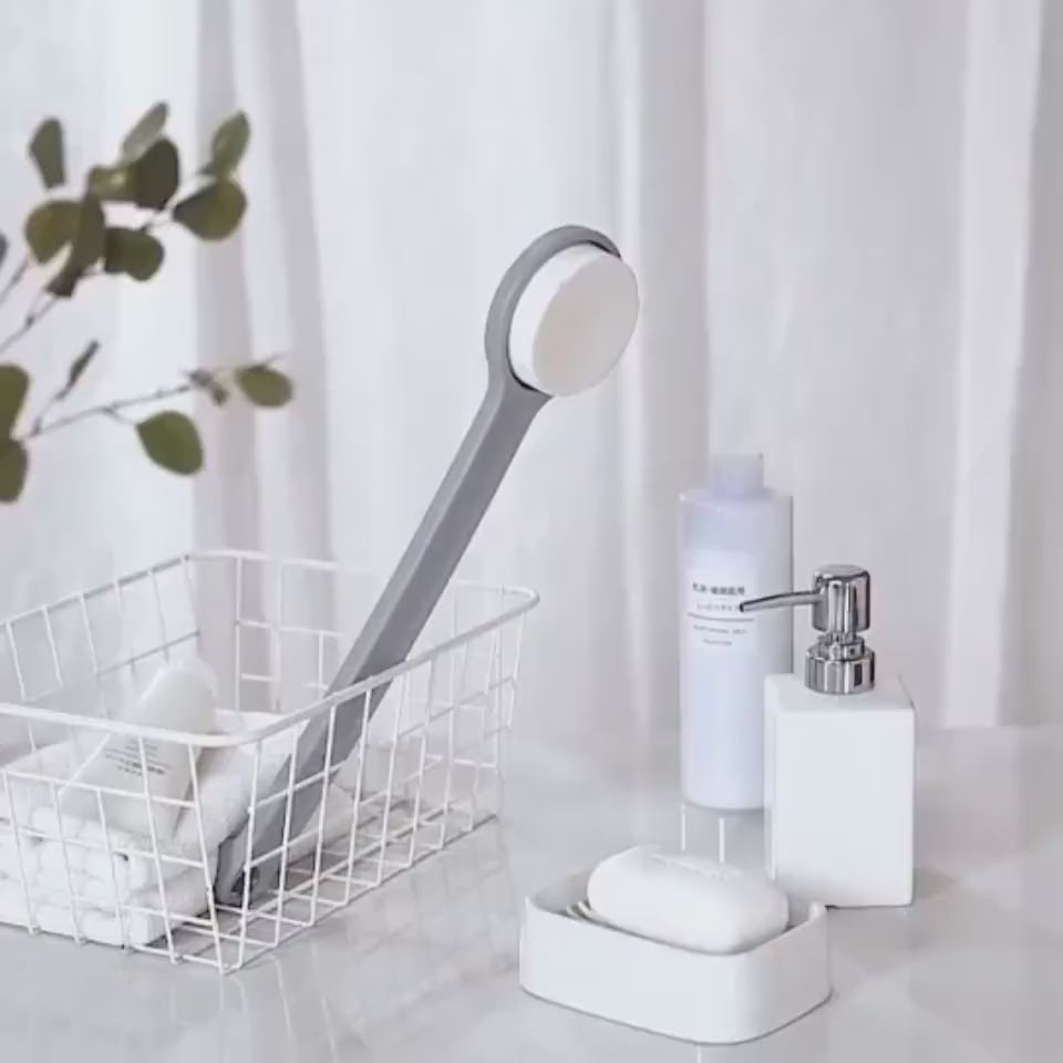 Long-handled Sponge Bath Brush